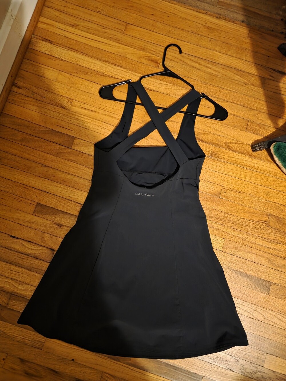 Outdoor Voices Dark Gray Cross-Back Active Dress - Like New!